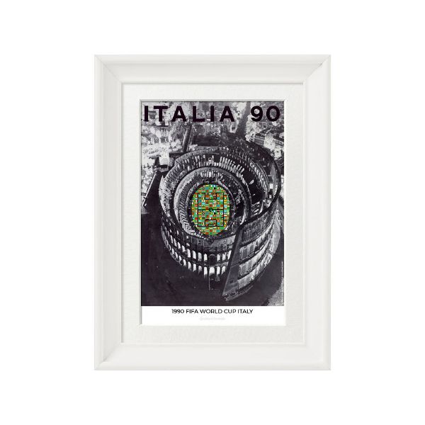 صورة الملصق الرسمي لكأس العالم 1990