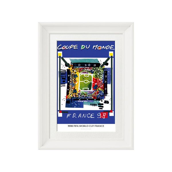 صورة الملصق الرسمي لكأس العالم 1998