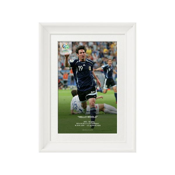 صورة أول أهداف ميسي 2006