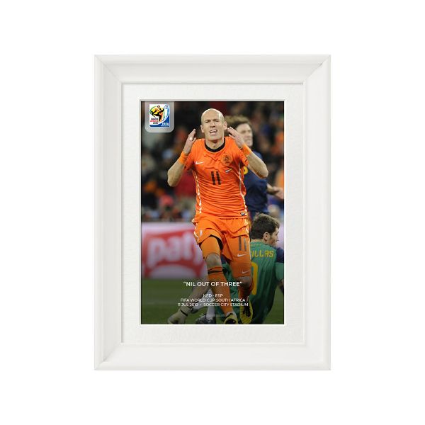 صورة فرصة روبن الضائعة ضد أسبانيا 2010