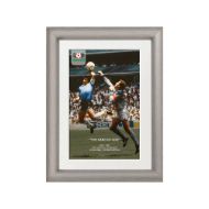 صورة هدف مارادونا الأول ضد إنجلترا 1986