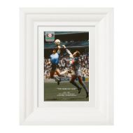 صورة هدف مارادونا الأول ضد إنجلترا 1986