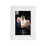 صورة تسليم الكأس لميسي 2022