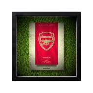 صورة شعار أرسنال - خلفية بيضاء - عشبية مضيئة