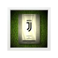 صورة شعار يوفينتوس - خلفية بيضاء - عشبية مضيئة