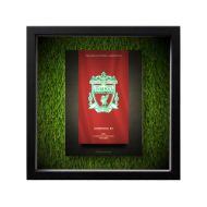 صورة شعار ليفربول - خلفية سوداء - عشبية مضيئة