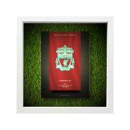 صورة شعار ليفربول - خلفية سوداء - عشبية مضيئة