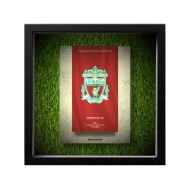 صورة شعار ليفربول - خلفية بيضاء - عشبية مضيئة