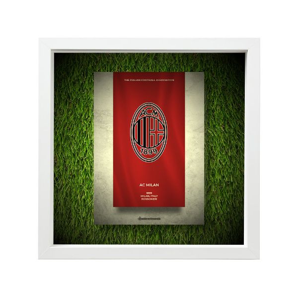 صورة شعار ميلان - خلفية بيضاء - عشبية مضيئة